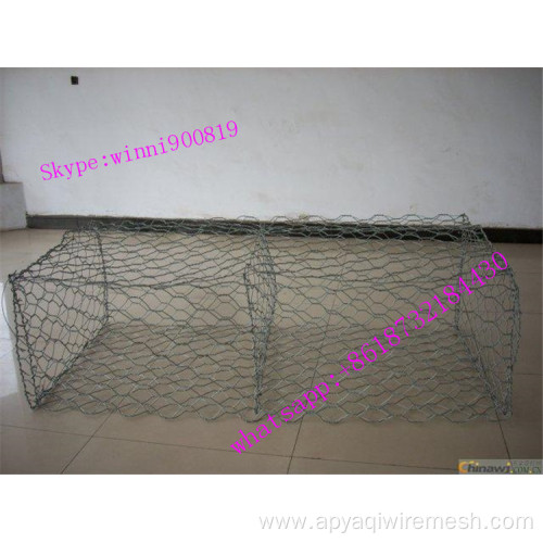 10x12cm Woven Hot Dip Galvanized Gabion Basket